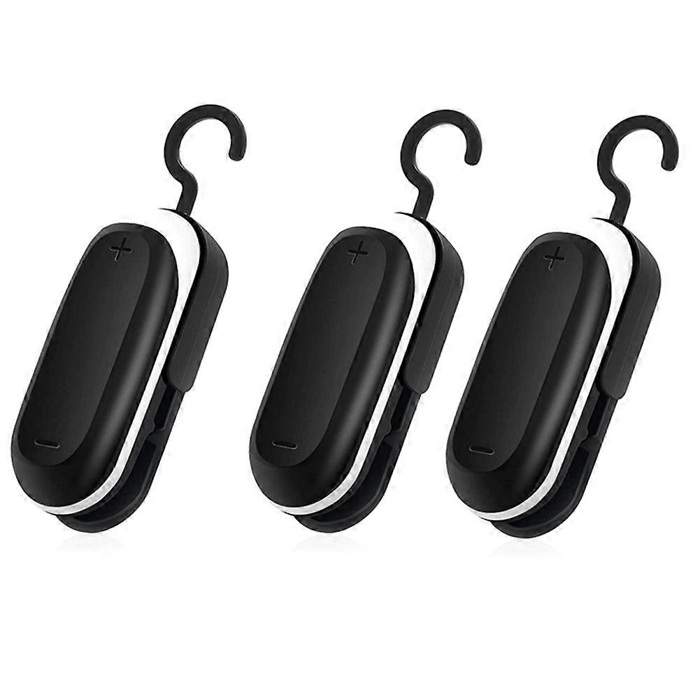 Mini Bag Sealer, Portable Sealing Bags Machine, Handheld Heat Food Vacuum Sealer Machine with Cutter and Hook