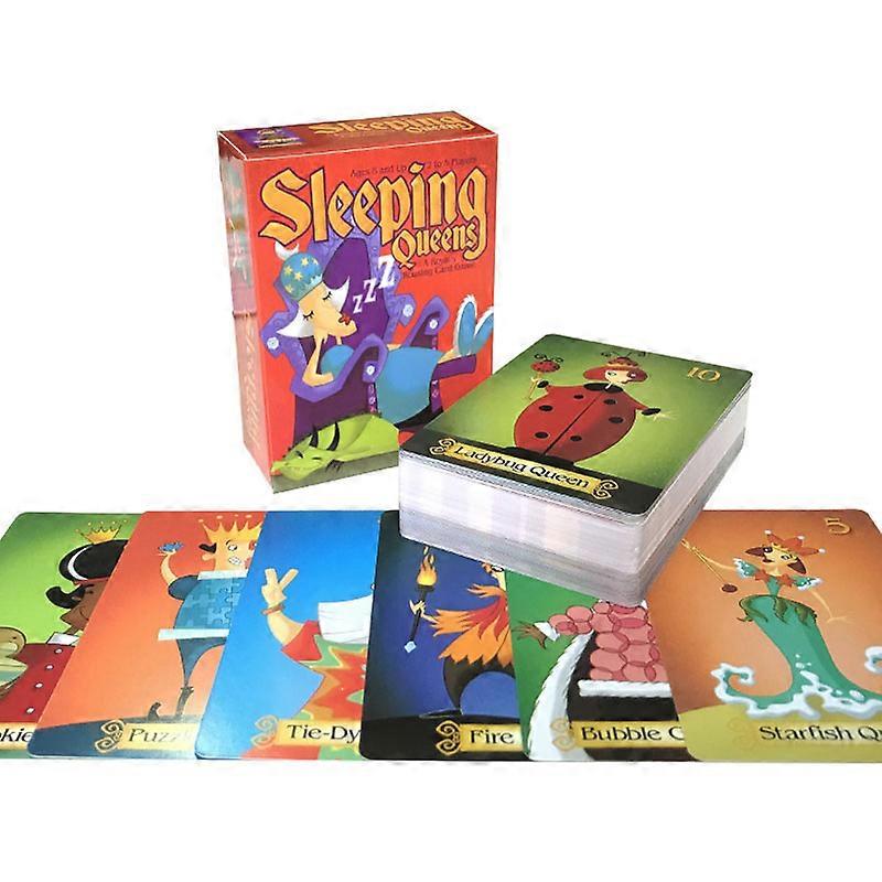 Full English Sleeping Queens Card 2-6 People Family Party Gift Wake Up Queen Strategy Game Fun Childrens Toys