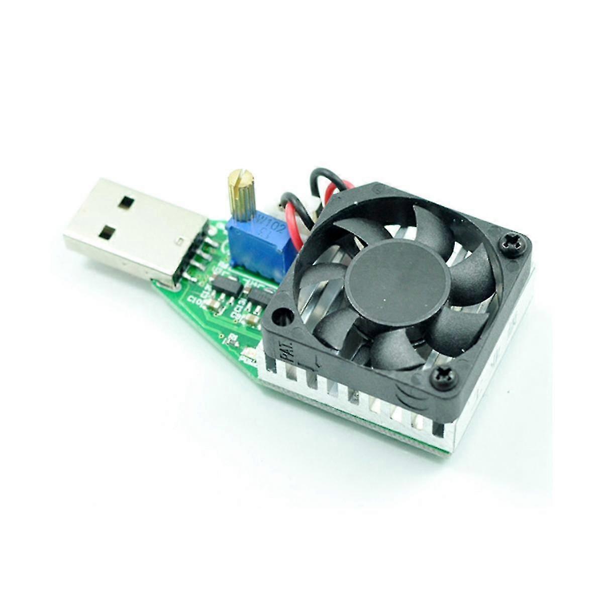 Usb 15w Battery Discharge Capacity Tester Adjustable Electronic Load Resistor 3.7-13v Voltage Acces