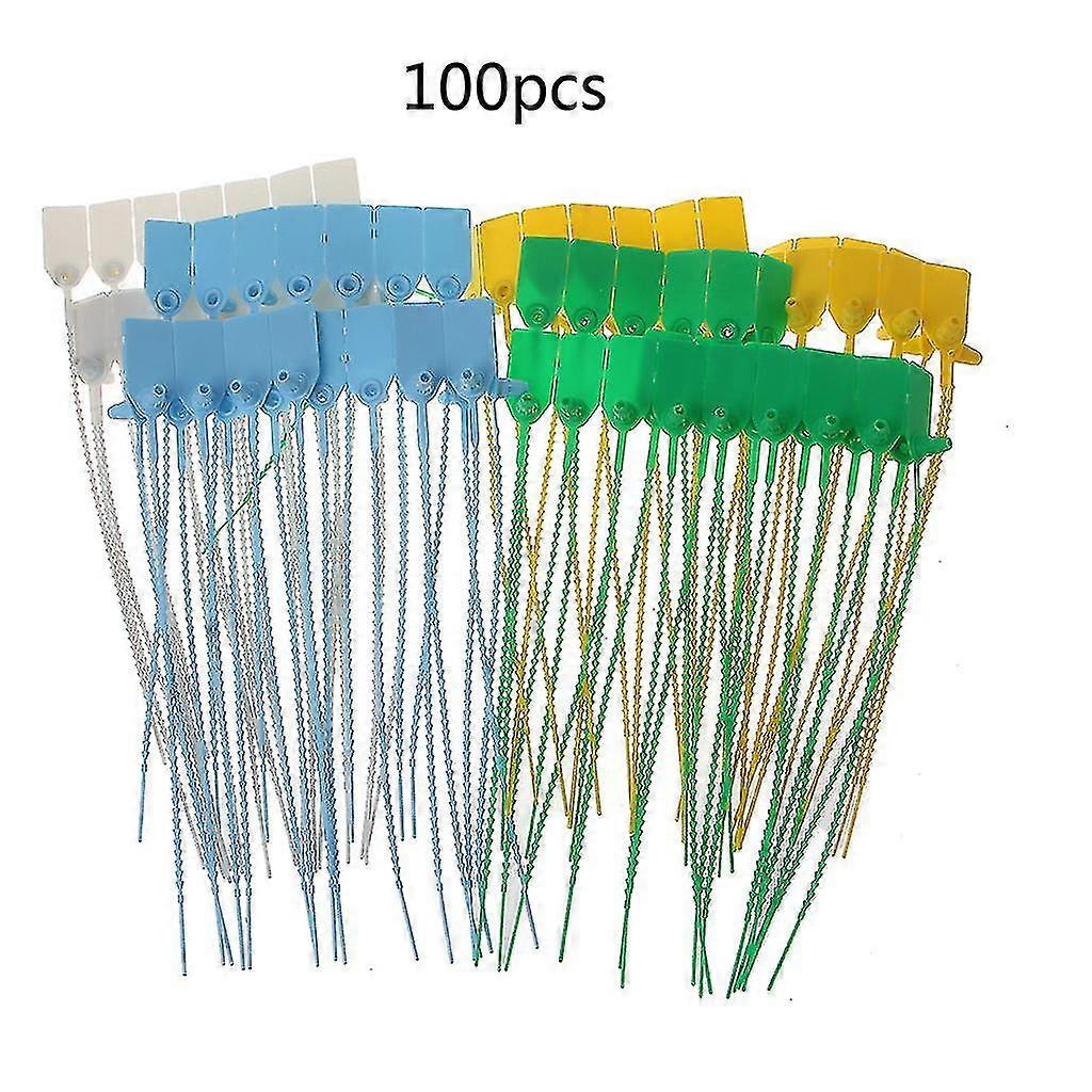 100 Pieces Diy Cable Ties Self-locking Tie Tamper Resistant Signage Durable