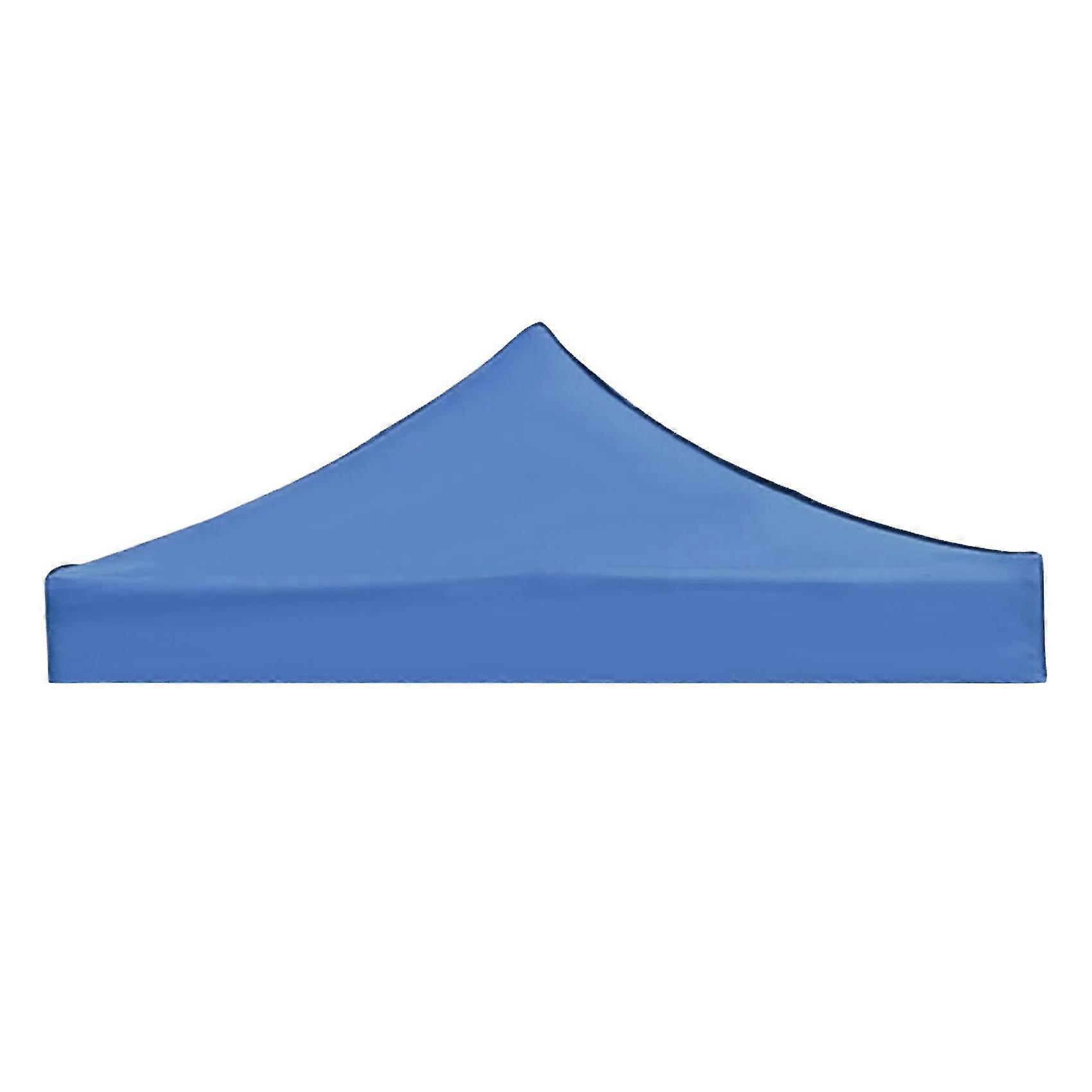 2x2m Canopy Top Cover Replacement Four-corner Tent Cloth Foldable Rainproof Patio Pavilion Replacement Blue