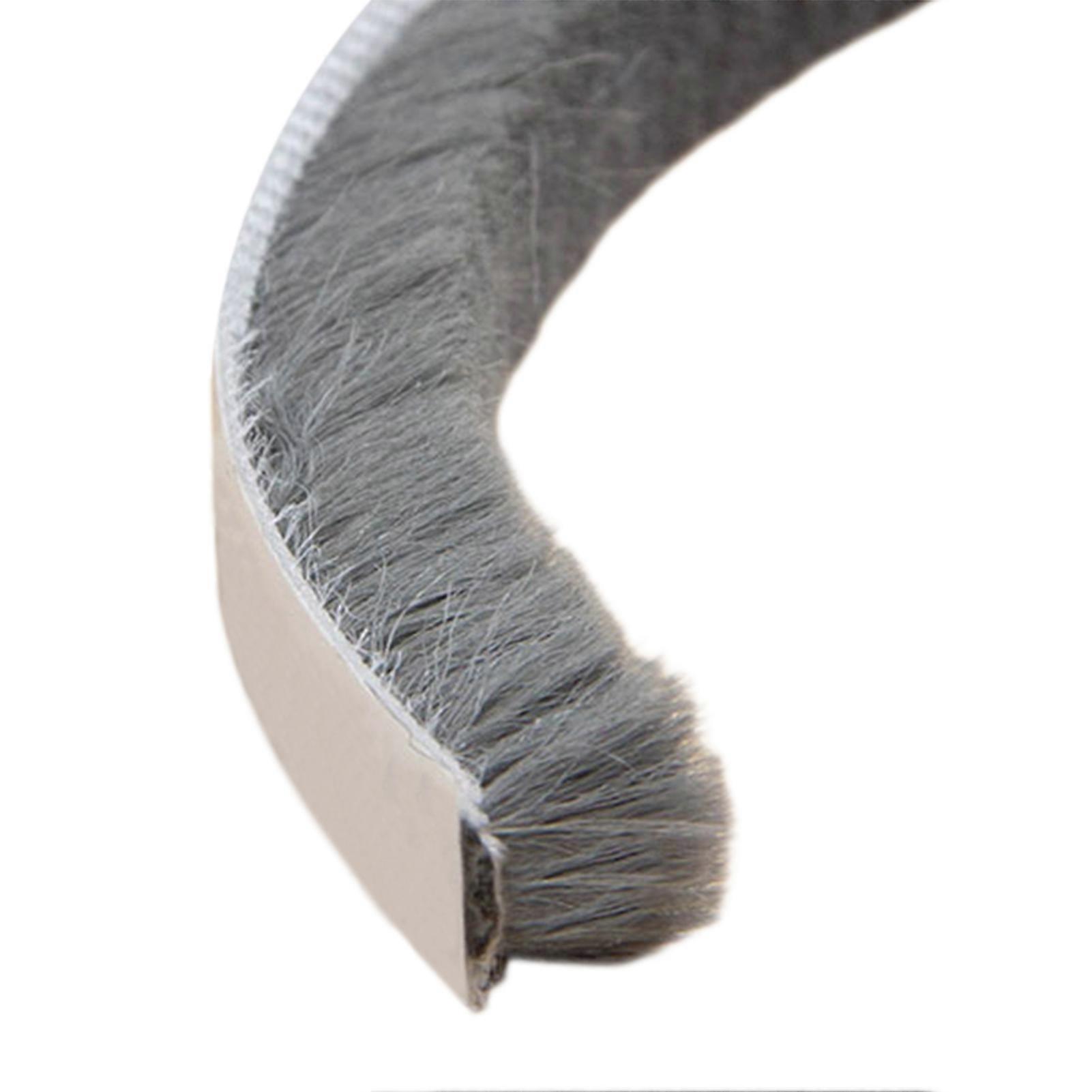 5m Felt Weatherstripping for Sliding Windows & Doors High-Density Adhesive Brush Seal for Insulation