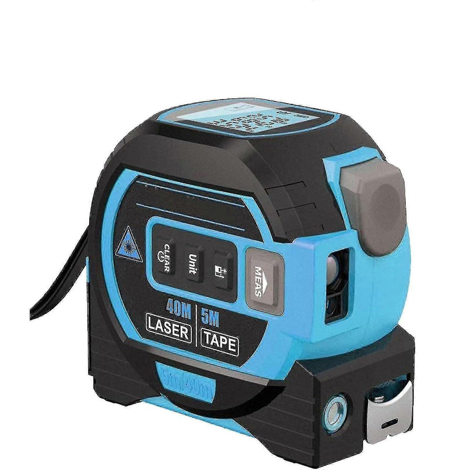 40/60m Measuring Sight 3-in-1 Infrared Laser Tape Measuring, Portable Handheld Electronic Digital Tape Measure With Led Display