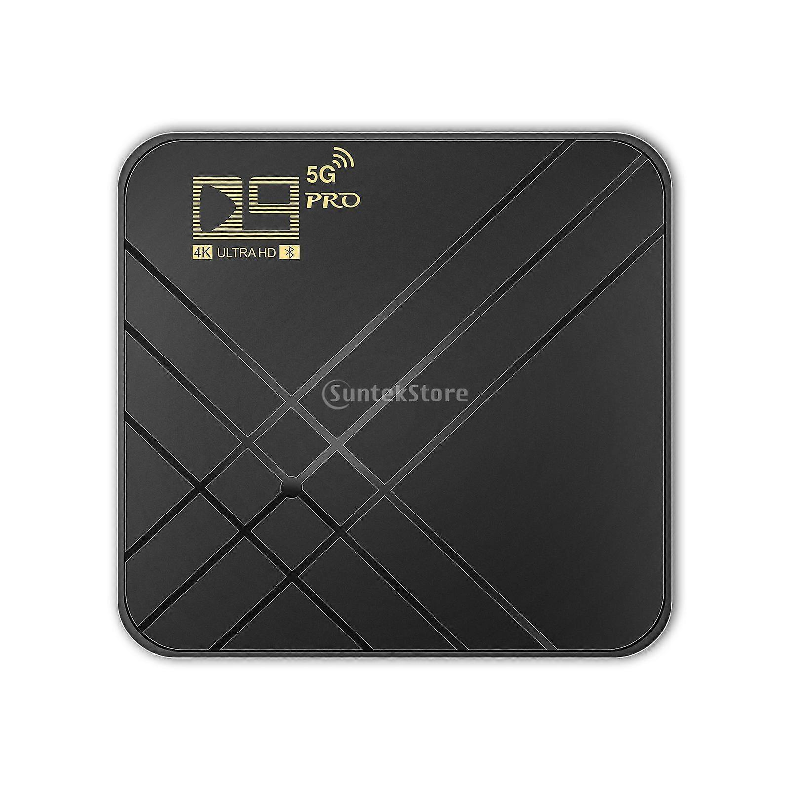 D9PRO Android Media Player Set Up Box WIFI Bluetooth HD Player 8+128G US