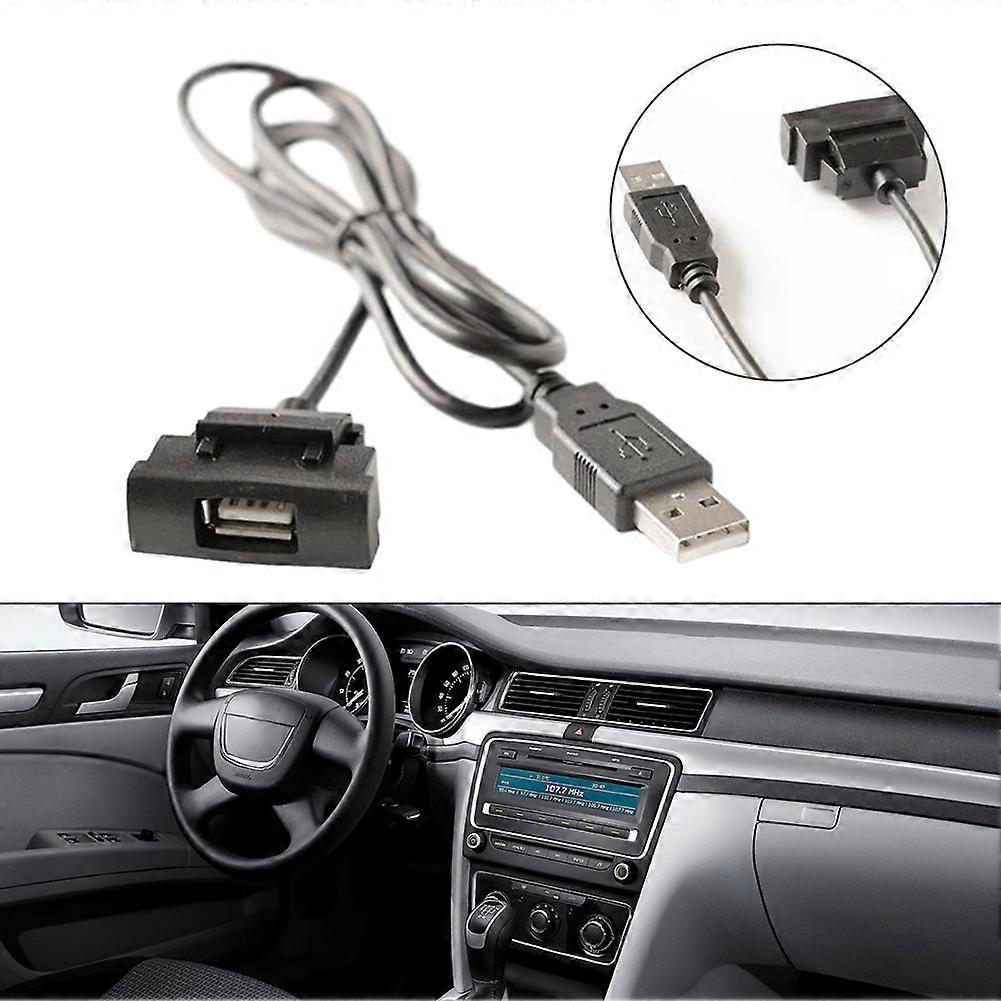 Car RCD510 RNS315 Radio USB Interface Extend Cable Adapter For Skoda Octavia Modification Android-GPS Button Headunit Panel
