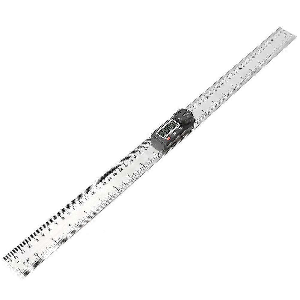 Electronic Digital Display Angle Meter 0-360 2-in-1 Protractor Woodworking Ruler 300mm Multifunction