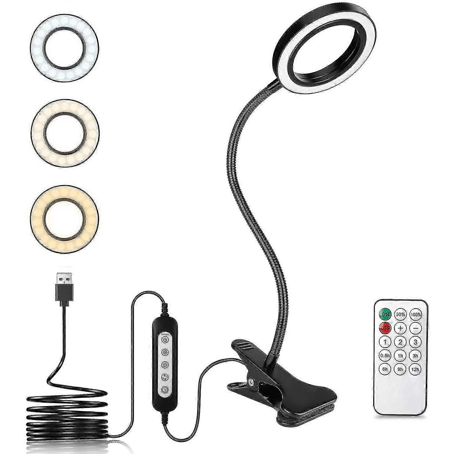 Lamp Colors Levels Brightness Table Remote Clip-on