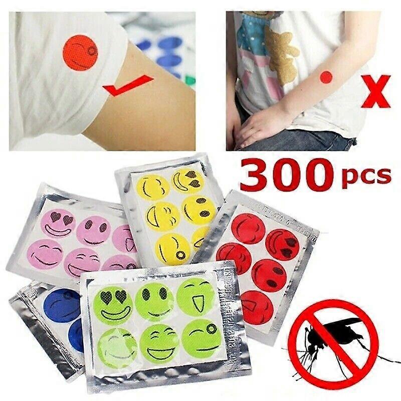 6-300pcs Mosquito Repellent Stickers Anti-Toxic Natural Patches Insect Bug Repeller