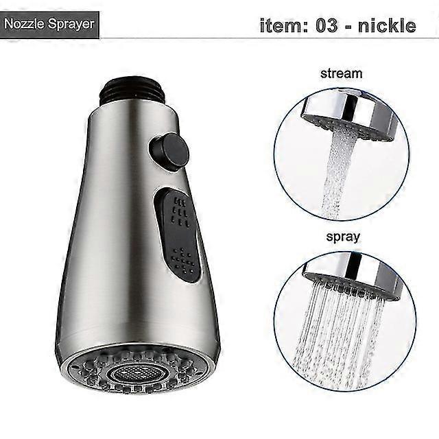 المطبخ صنبور بخاخ فوهة سحب دش رذاذ رئيس G1 / 2 الحنفية التبعي