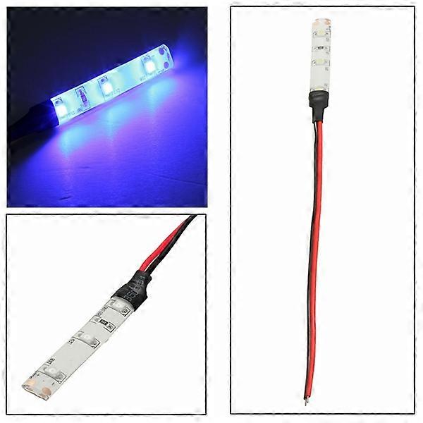 3 LED 3528 SMD IP65 12V Waterproof LED Strip Light Flexible Lamp For Auto Motorcycle Styling Universal Car Decoration Colorful