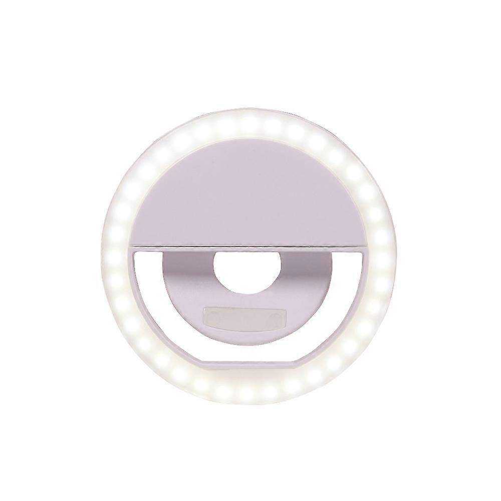 Selfie Ring Light Recargable Portátil con 36 LEDs Adecuado para iPhone/Android