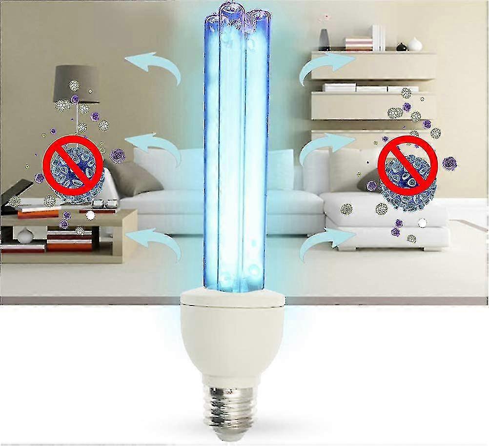 Uv Lamp Cleaner Compact Uvc Light Bulb E27 Base Uvc Cleaner Lamp