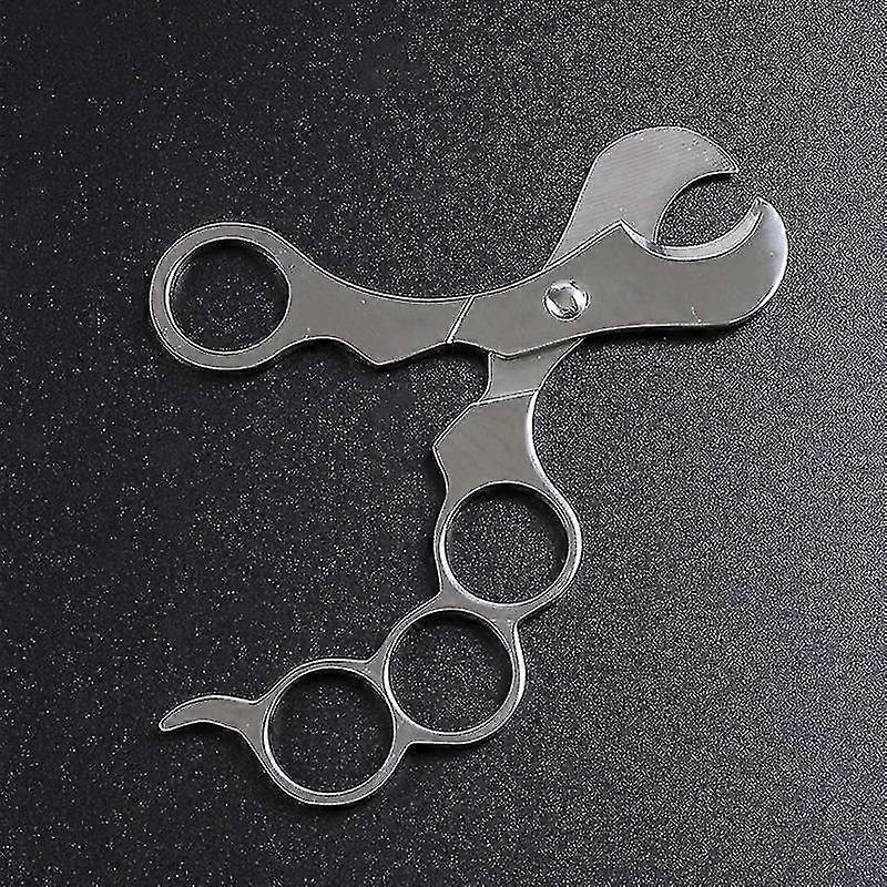 Yaju Zigarrenschneider Stahlschere Messer Herren Edelstahl Gadget 1 Stück-silber