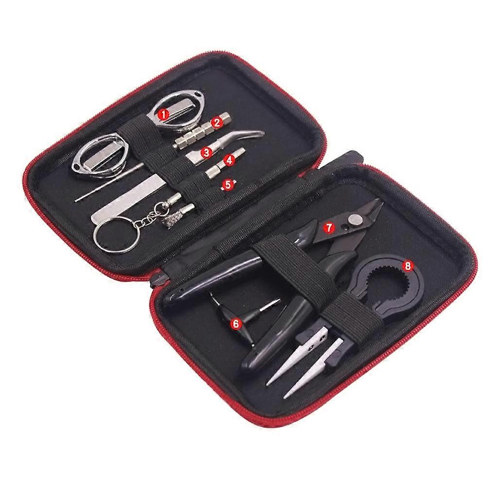 Fatube Heating Wire Winding Wire Rod Multifunctional Ceramic Tweezers Kit