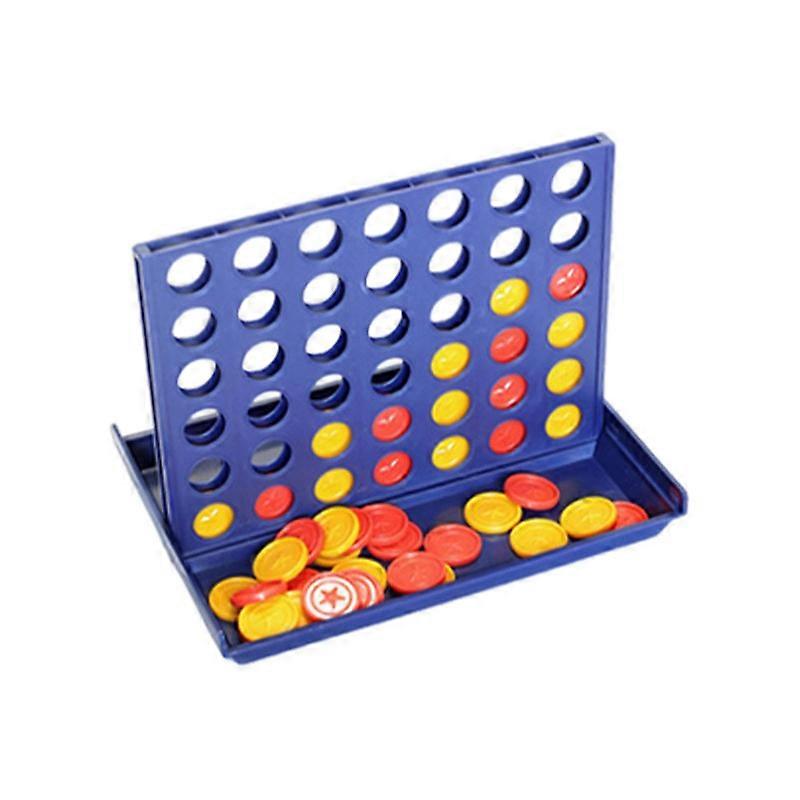 4 in a Row Game, Connect 4 Grid Board Games, Wooden Classic Strategy Game Toys
