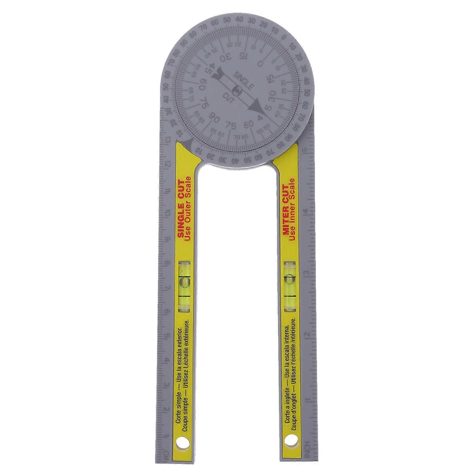 Plastic Miter Protractor Angle Finder Angle Measuring Ruler Angle Ruler