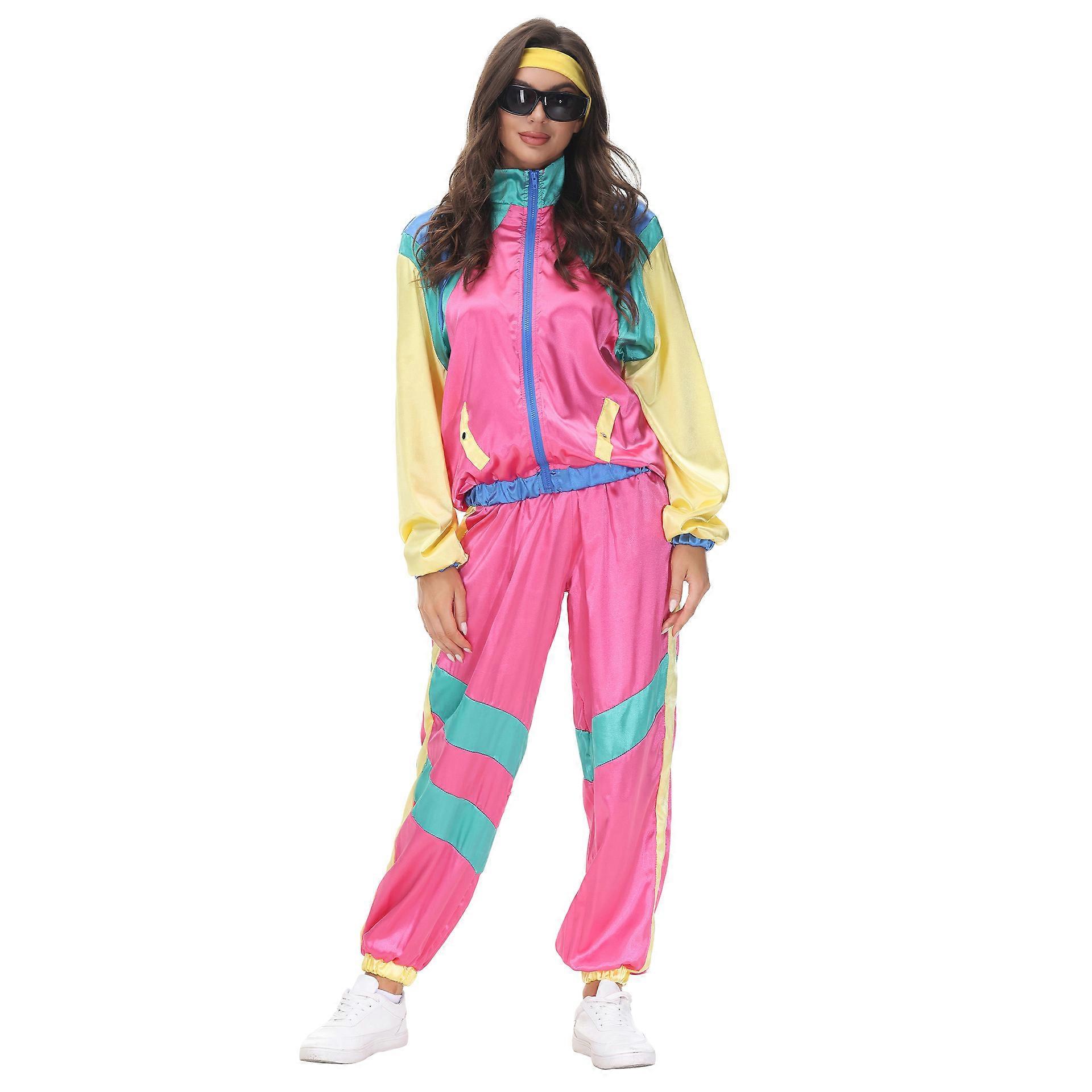 Women's 90s Hip Hop Costumes Retro Tracksuit Disco Dance Party