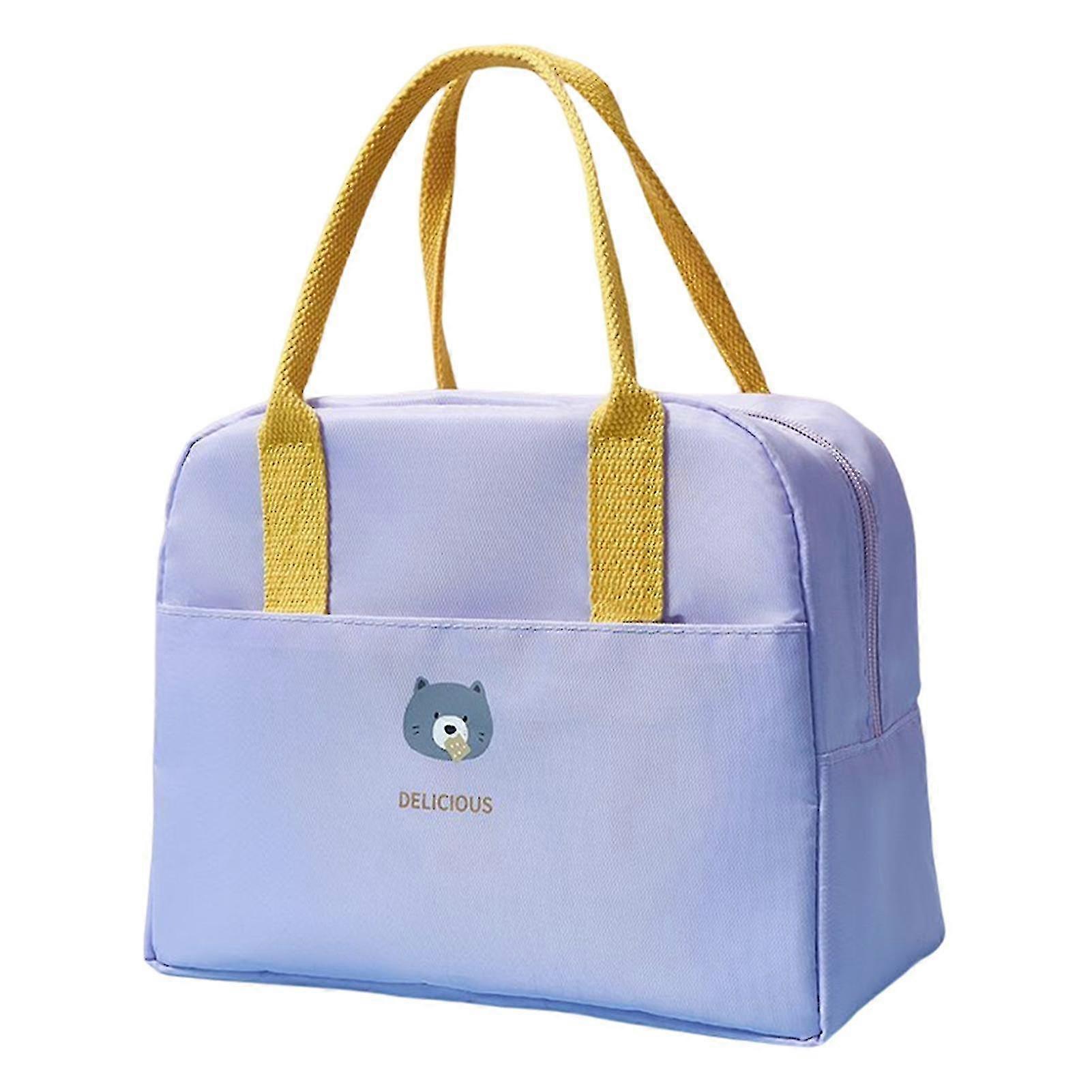 Insulated Lunch Bag Cartoon Oxford Cloth Thicken Lunch Container