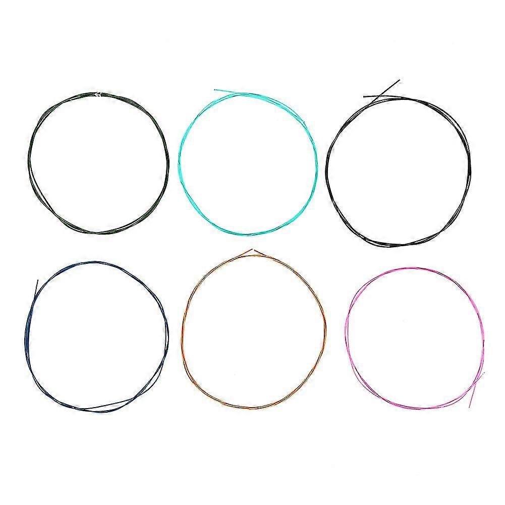 6pcs Colorful Nylon String Set for Classical Guitar