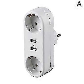 EU Ground Wall Socket Adapter Plug Extension Power Outlet Converter 3500W