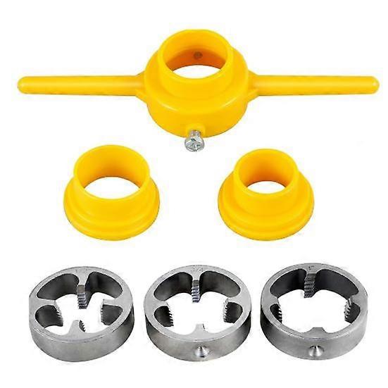 Pipe Threader Plumbing Tool Kit T-Shaped Handle Design Easy to Use Wide Application