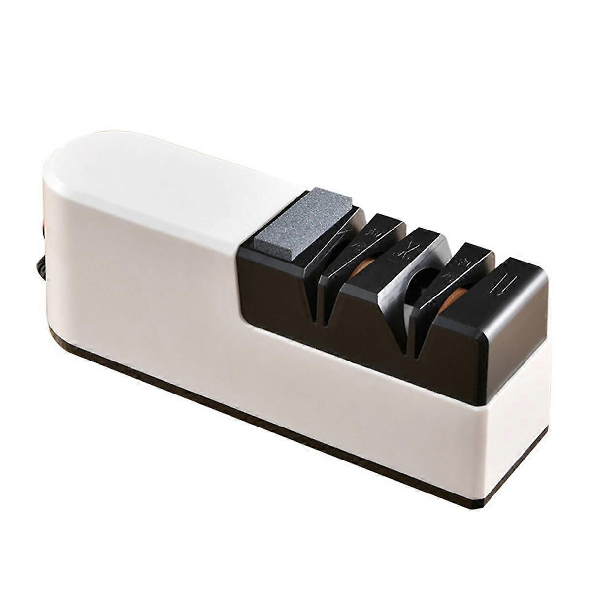 Electric Knife Sharpener,5 in 1 Knife Sharpening System with Straight Blade, for Rough Sharpening,