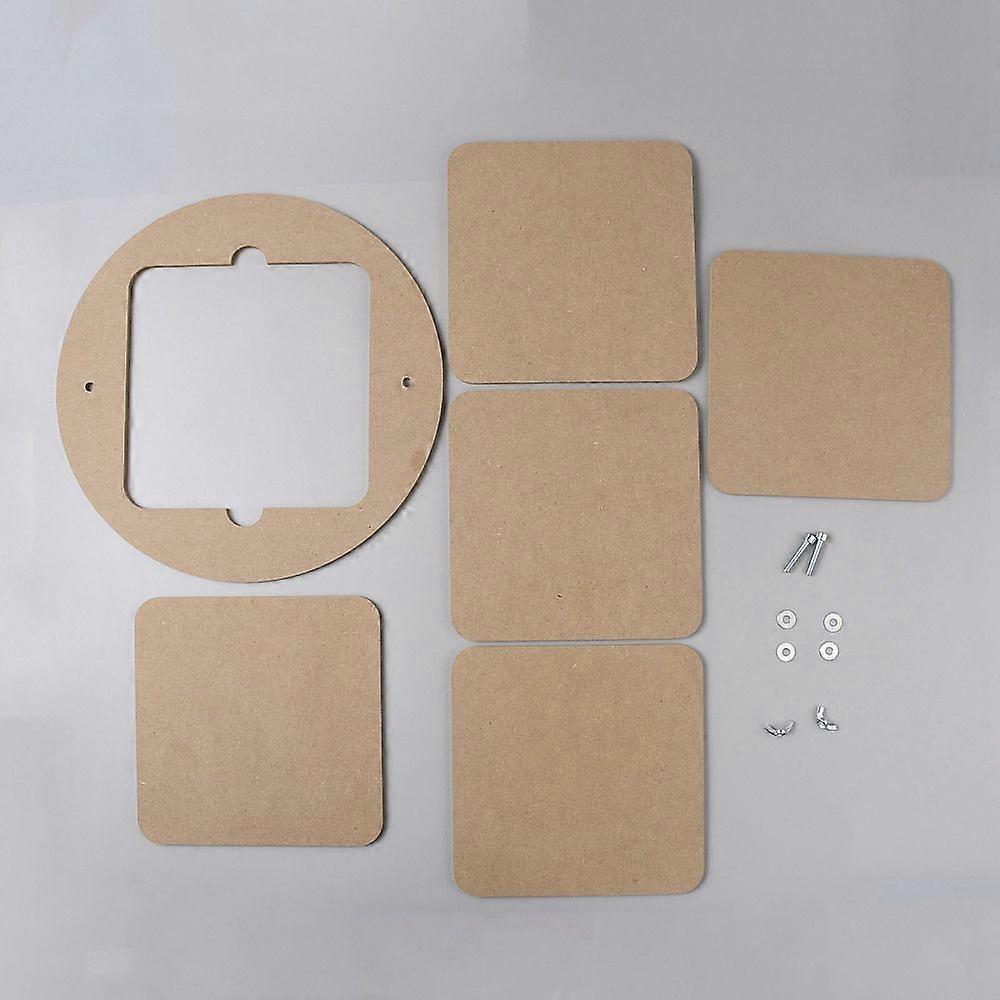 Medium Density Fiberboard (MDF) Portable Clay Wedging Board with Built for Clay Crafts Arts Ceramics Pottery Tools Flat Round BurlyWood 15~25x0.6cm