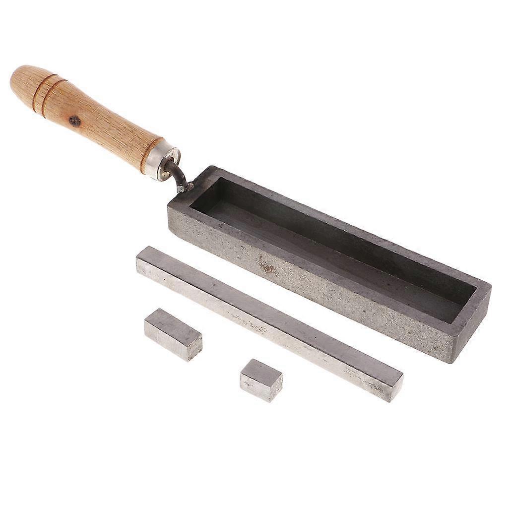 Iron Casting Melting Mold For Silver Copper Shape Molding Ingot Jewelry Making Tools rectangle