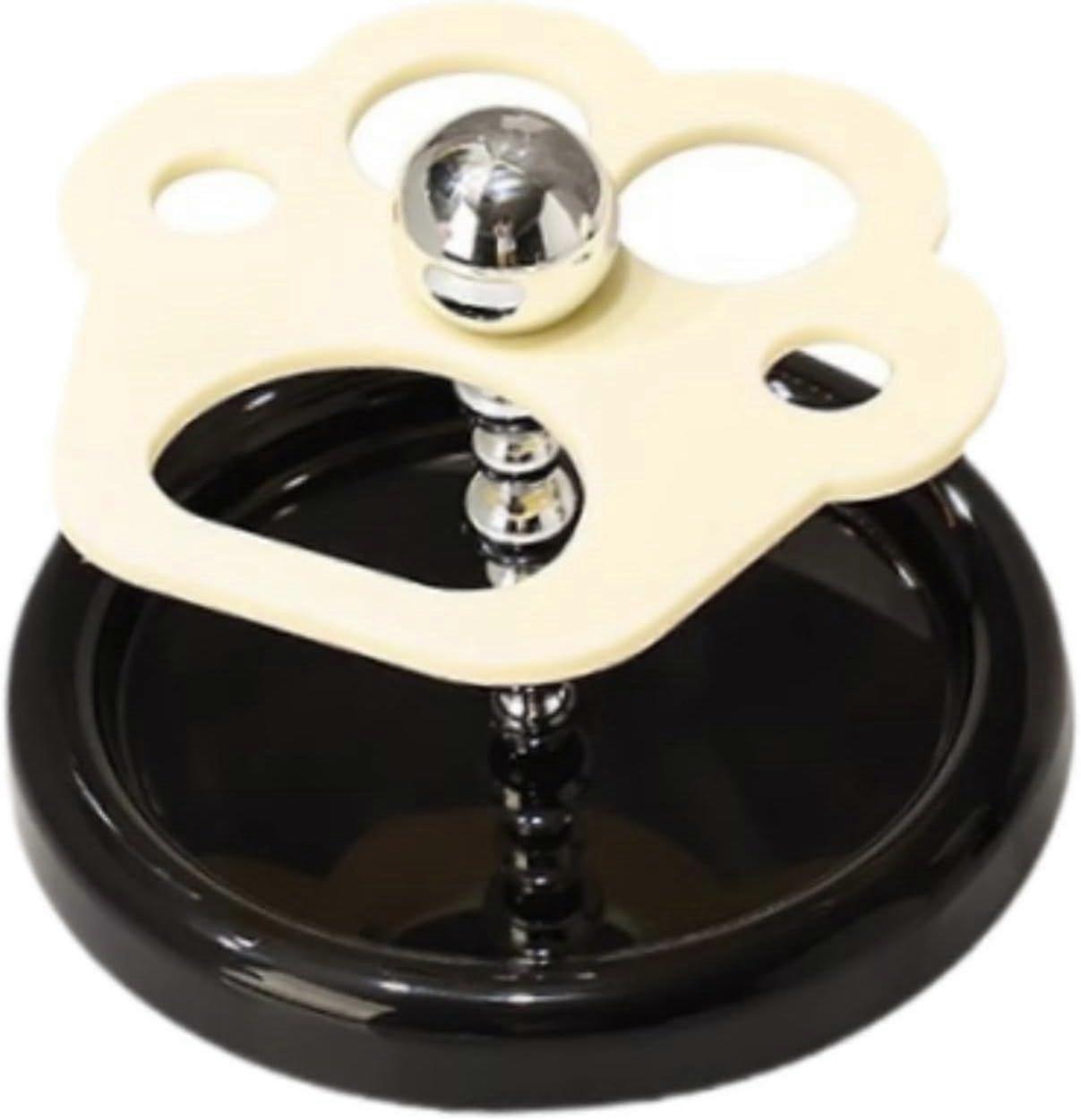 Bathroom Toothbrush and Toothpaste Storage Holder, White Paw