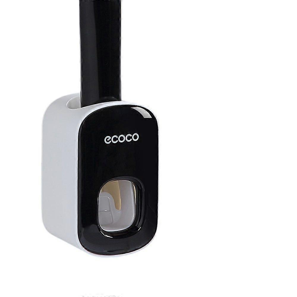 Automatic Toothpaste Squeezing Artifact Suction Wall-mounted Squeezer Set Household Non-perforated Toothbrush Storage Rack