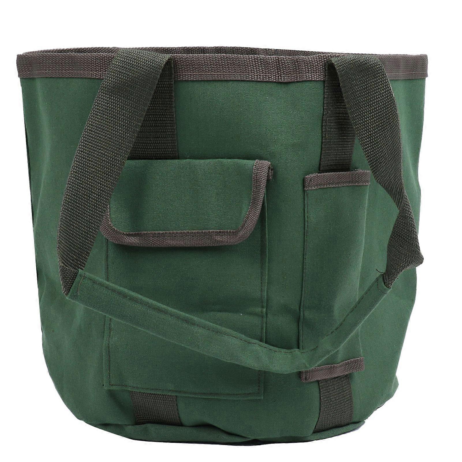 Waterproof Bucket Tool Bag Garden Tote Storage Pouch Multi Function Tool Bucket Organizer