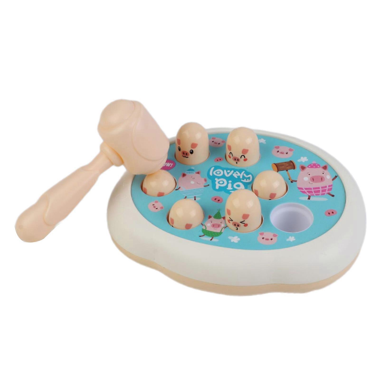 Plastic Hammering Toy Parent-Child Interaction Toy for Hand-Eye Coordination Noise Maker WackAMole Toy for Kids 3Year+
