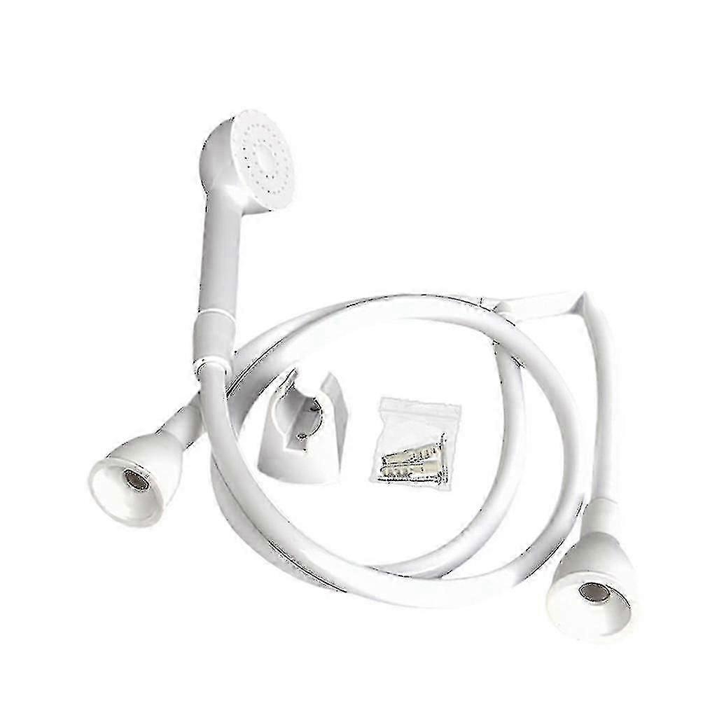 Double Tap Push On Shower Head with Hose, Bathing Accessories