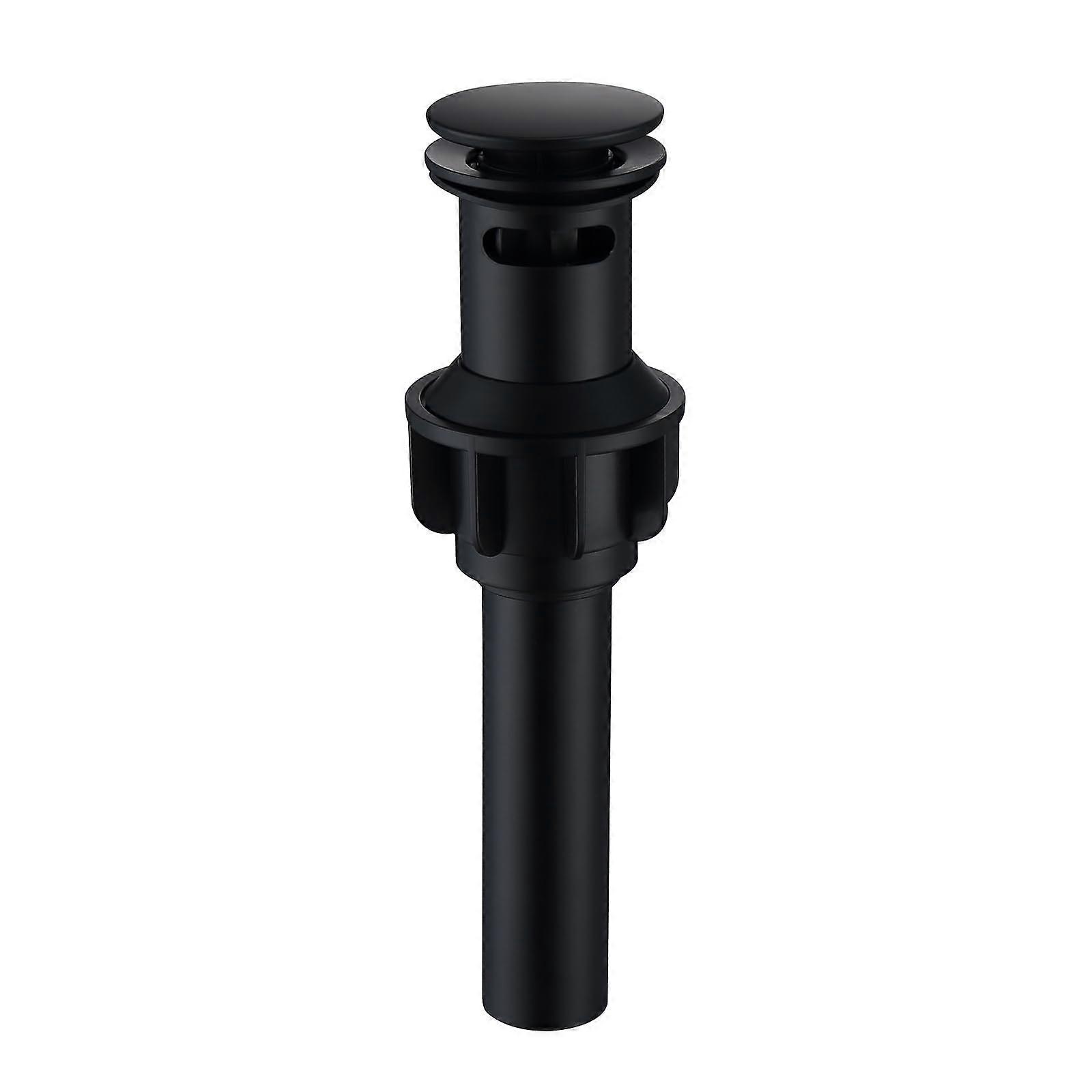 Siyah Lavabo Pop Up Boşaltma Drenaj Durdurucu 38mm Anti-Tutar Süzgeç Saç Yakalayıcı SD30-BK Gemisi Vanity Banyo