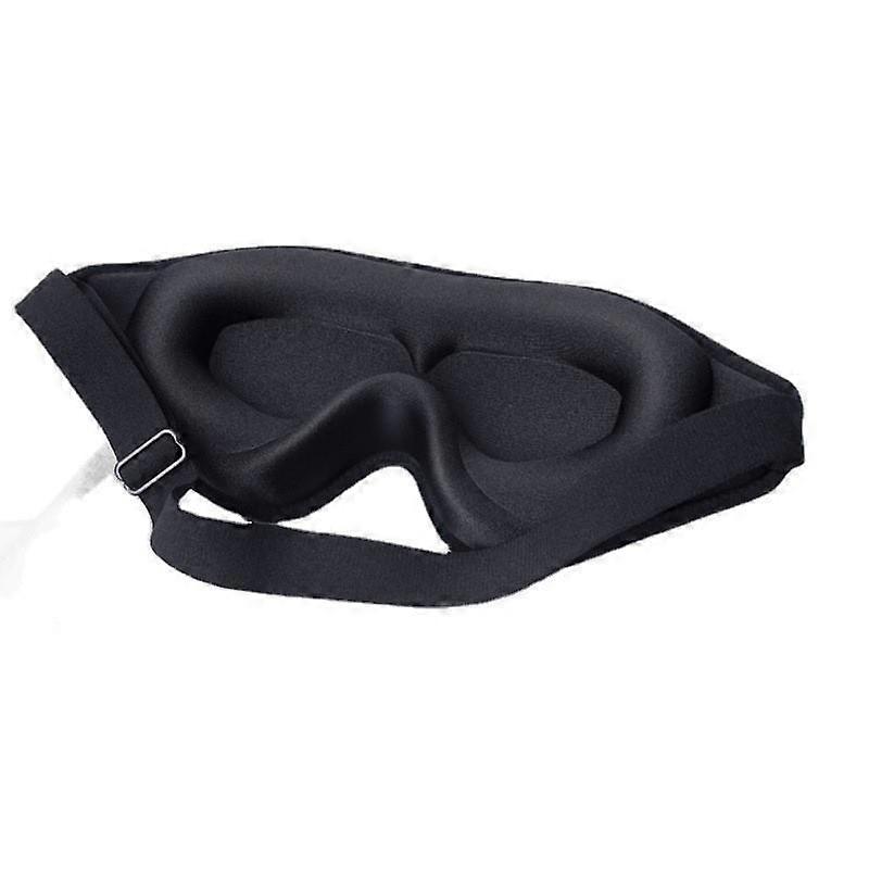3D Contoured Sleep Mask for Travel and Yoga, Adjustable, Lightweight, Soft Material, Comfortable Design
