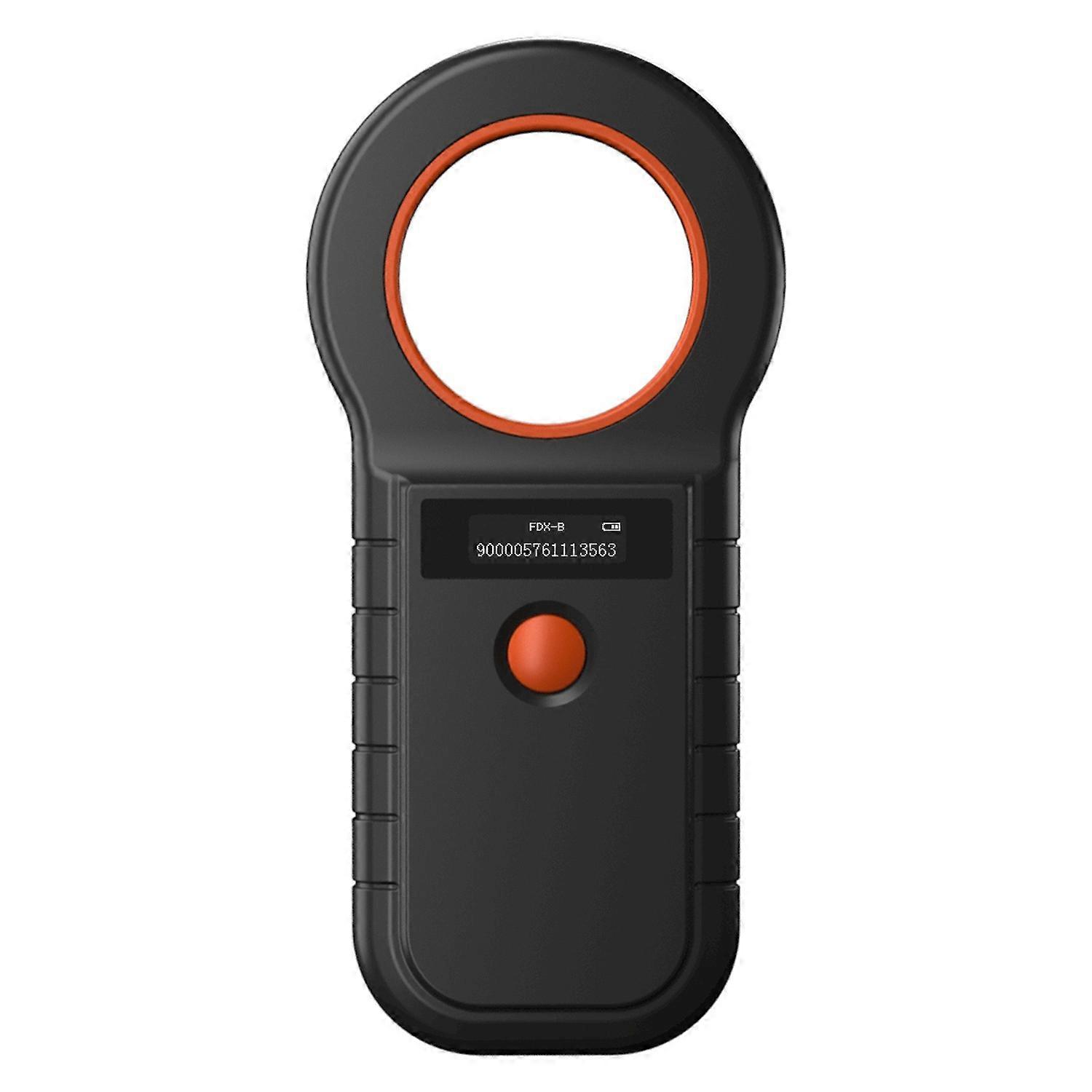 Animal Microchip Pet Tag Scanner ID Reader RFID EMID Animal Handheld Reader BT+USB+2.4G Connect 128