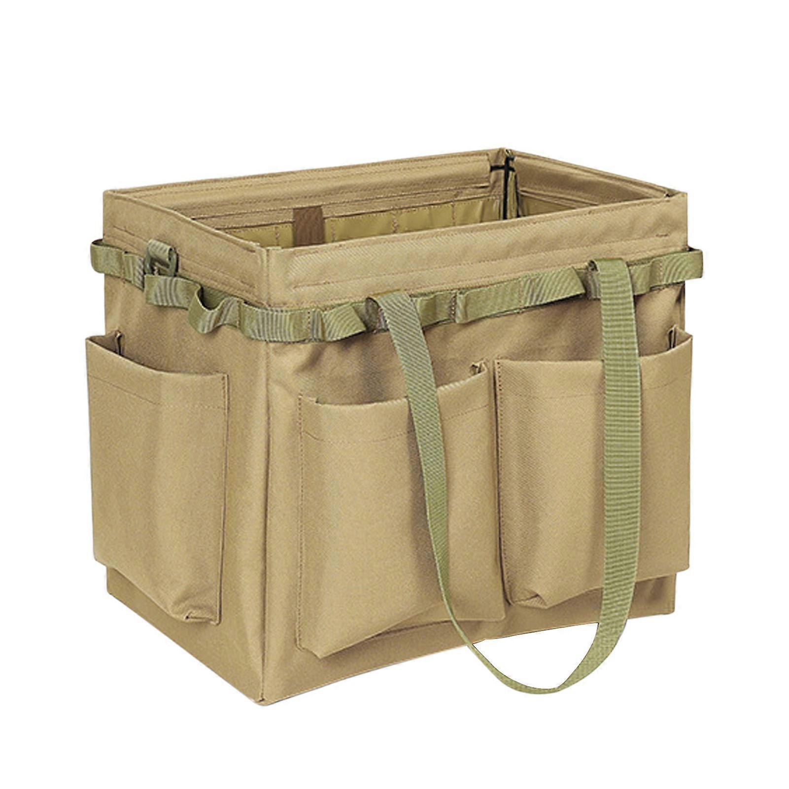 Foldable Outdoor Camping Tools Bag Wide Mouth Tool Organizer Outdoor Camping Tools Folding Bag Outdoor Quality Tool Bag