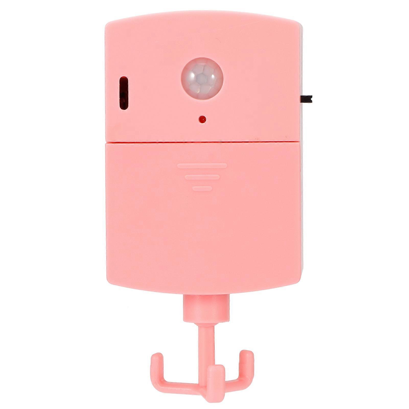 Door Sensor Alarm Burglar Exit AntiTheft Infrared Sensing Safety Home Shop Security(Pink )