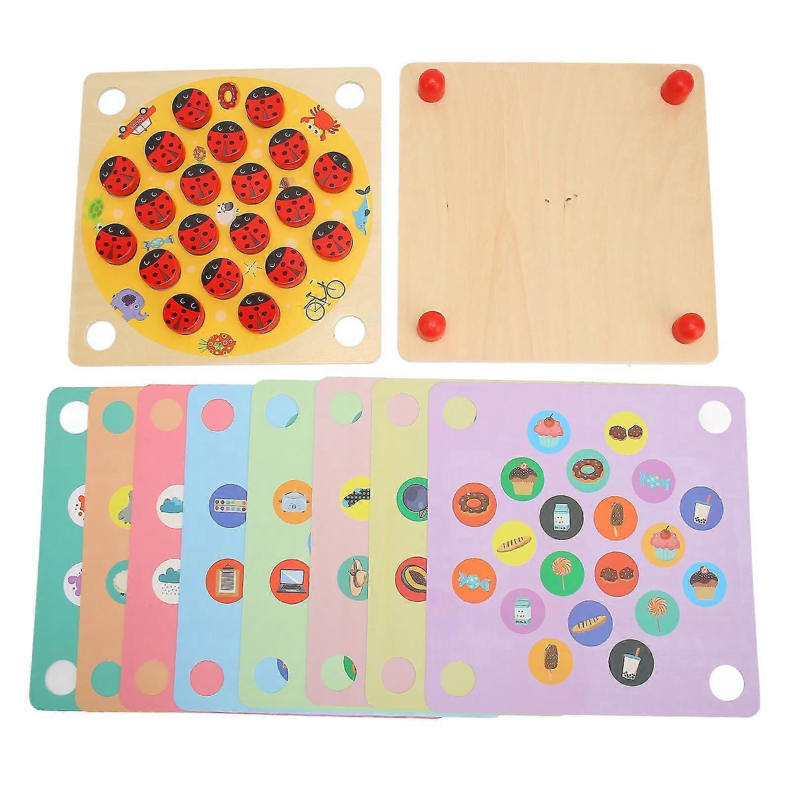 Ladybug Game Board Cognitive Development Seniors Dementia Memory Matching Activities