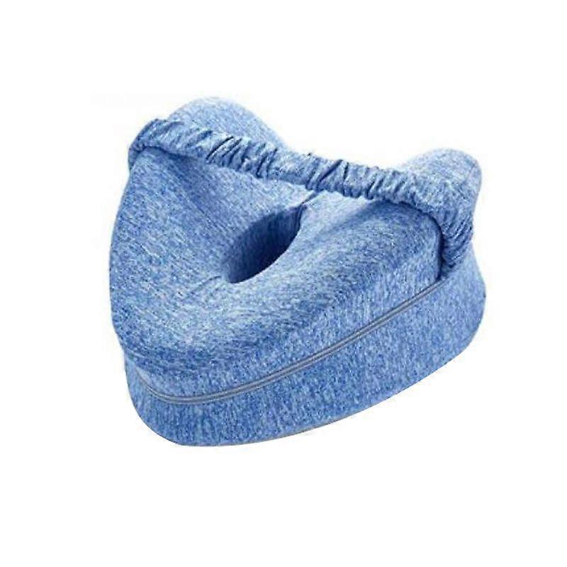 Heart Shaped Orthopedic Sleeping Pillow For Legs Wedge Cushion With Knee Support Sciatica Pads Body Cushion Blue