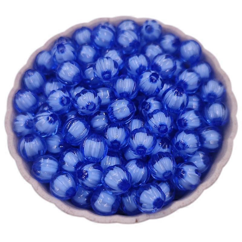 200Pcs 8mm שכבה כפולה תכשיטי אבטיח ביצוע חרוזים רופפים DIY תליון שרשרת צמיד