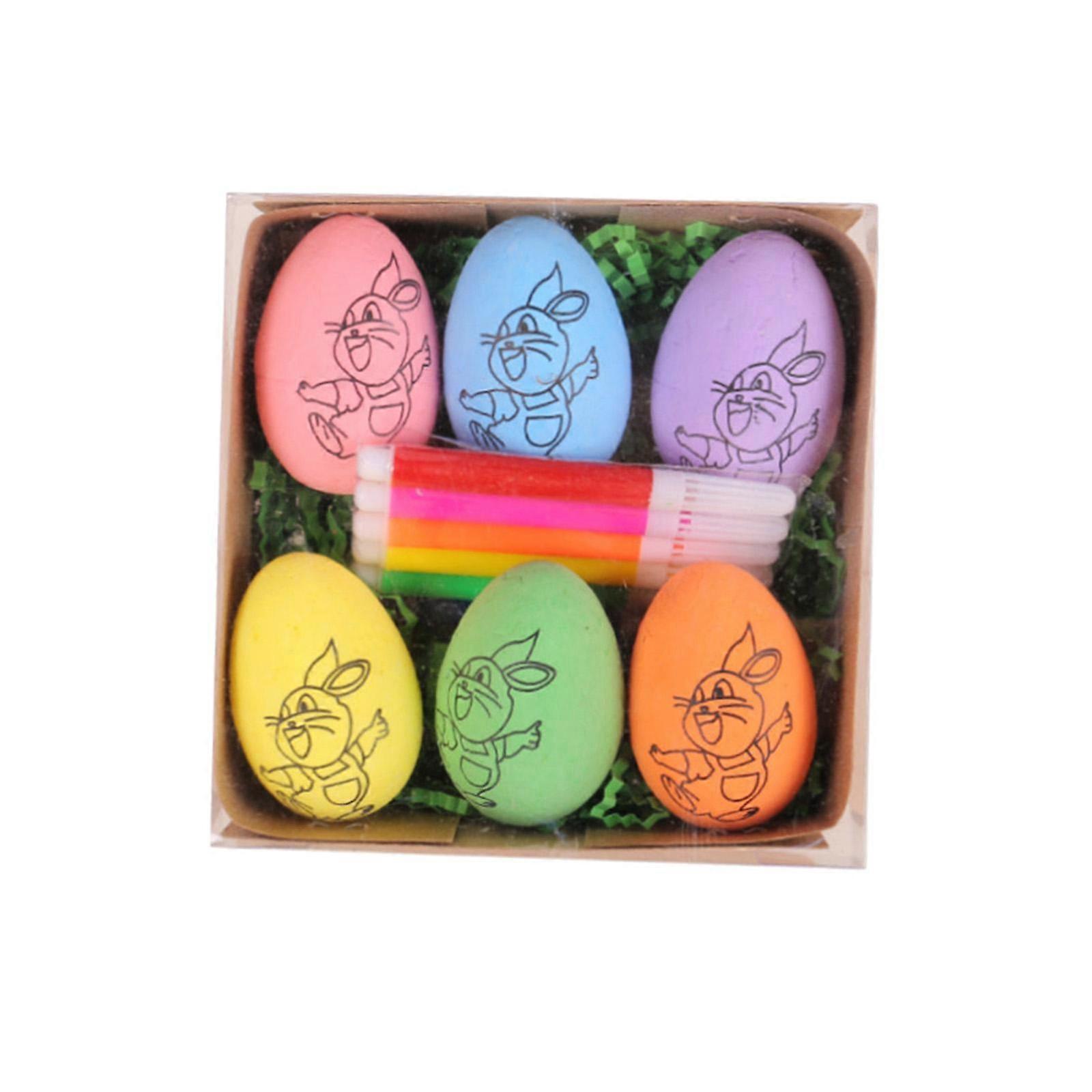 Easter Eggs Easter Basket Fillers Paintable DIY Painting Crafts Eggs for Easter