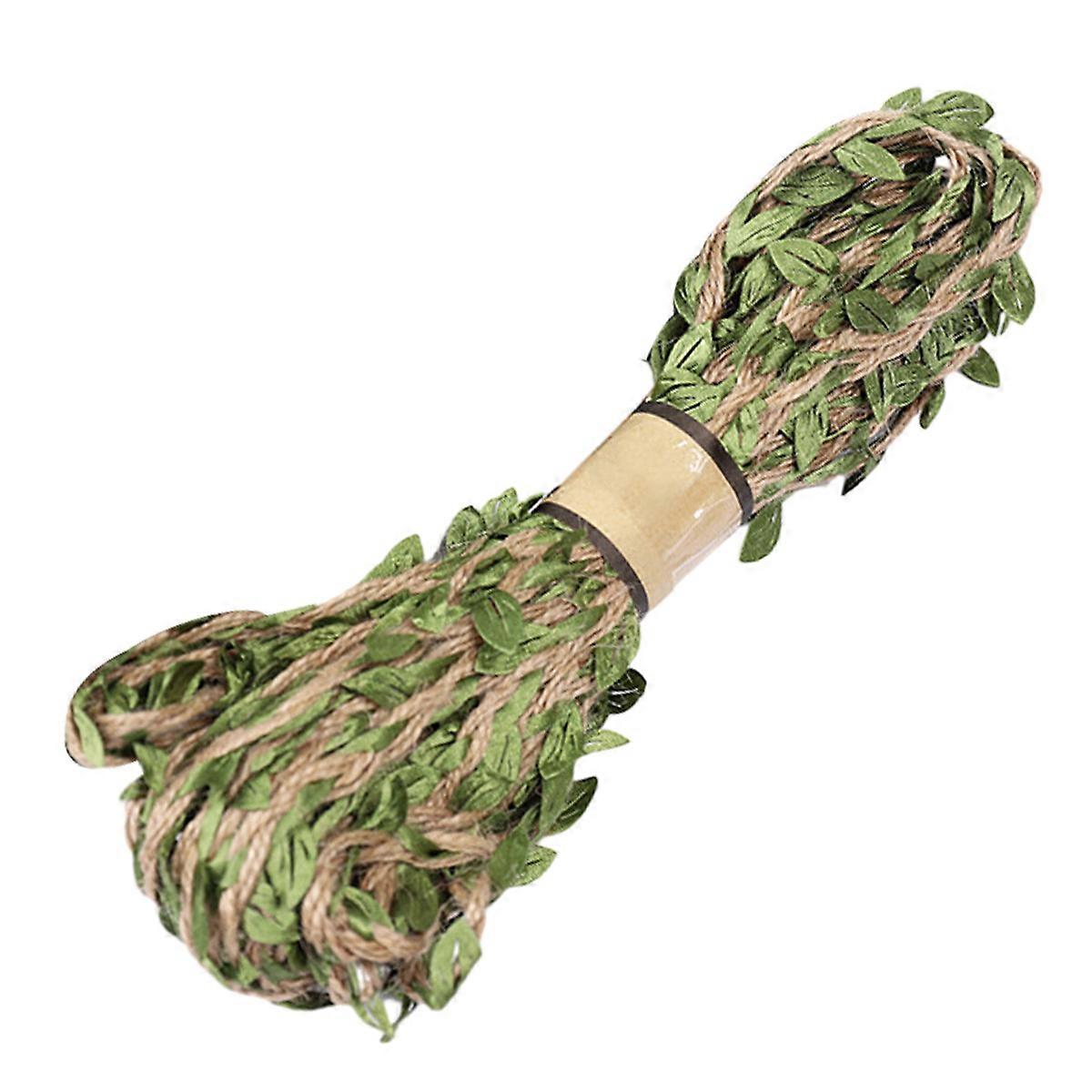 Jute Twine, Ribbon, Burlap, Decor, Artificial Leaves