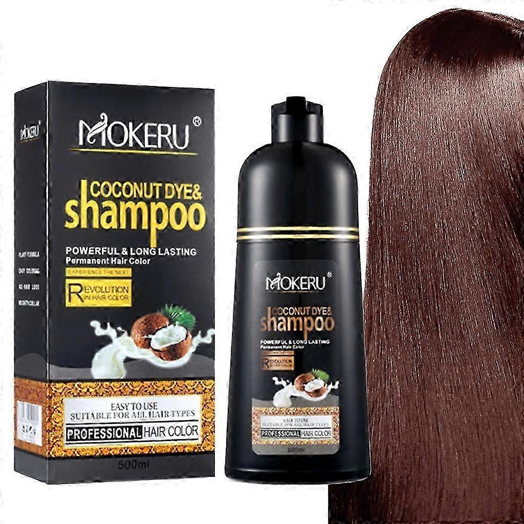 Hair Color Shampoo Coconut Hair Dye Shampoo Hair Instant Coloring in Minutes