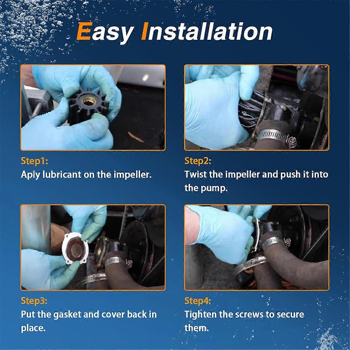 Water Pump Impeller Repair Kit for Indmar