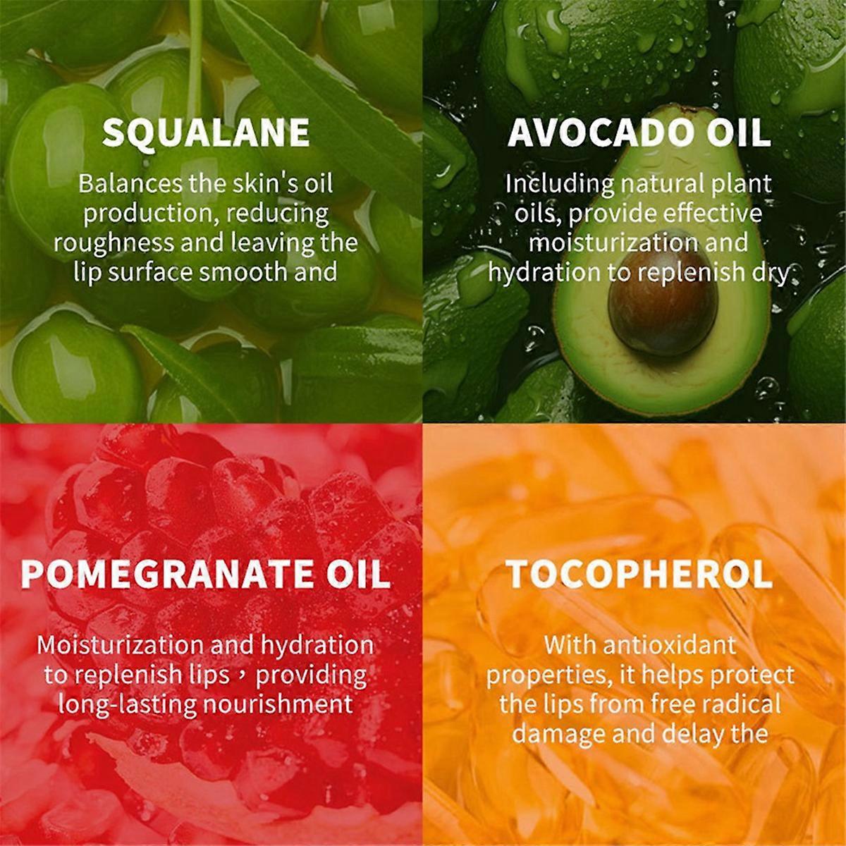  Hydrating Lip Glow Oil,Moisturizing, 3 Honey