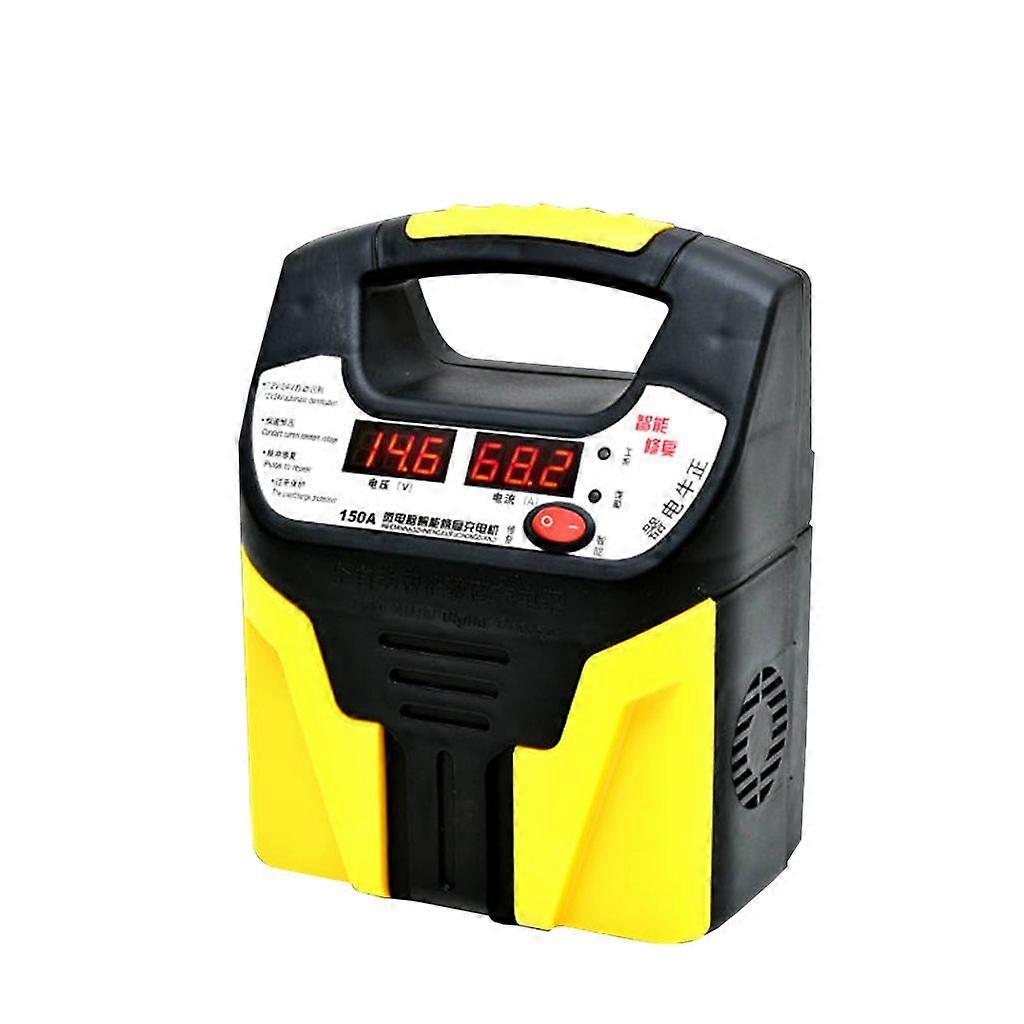 Auto Acculader 12 / 24V LCD Batterijlader Stroombron voor Auto Motorfiets