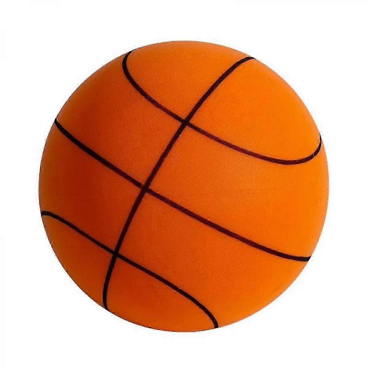 Silent Basketball, 2024 New Silent Foam Basketball Lightweight Low Noise Basketball Foam Sports Balls, Uncoated High-Density Foam Ball Indoor Training