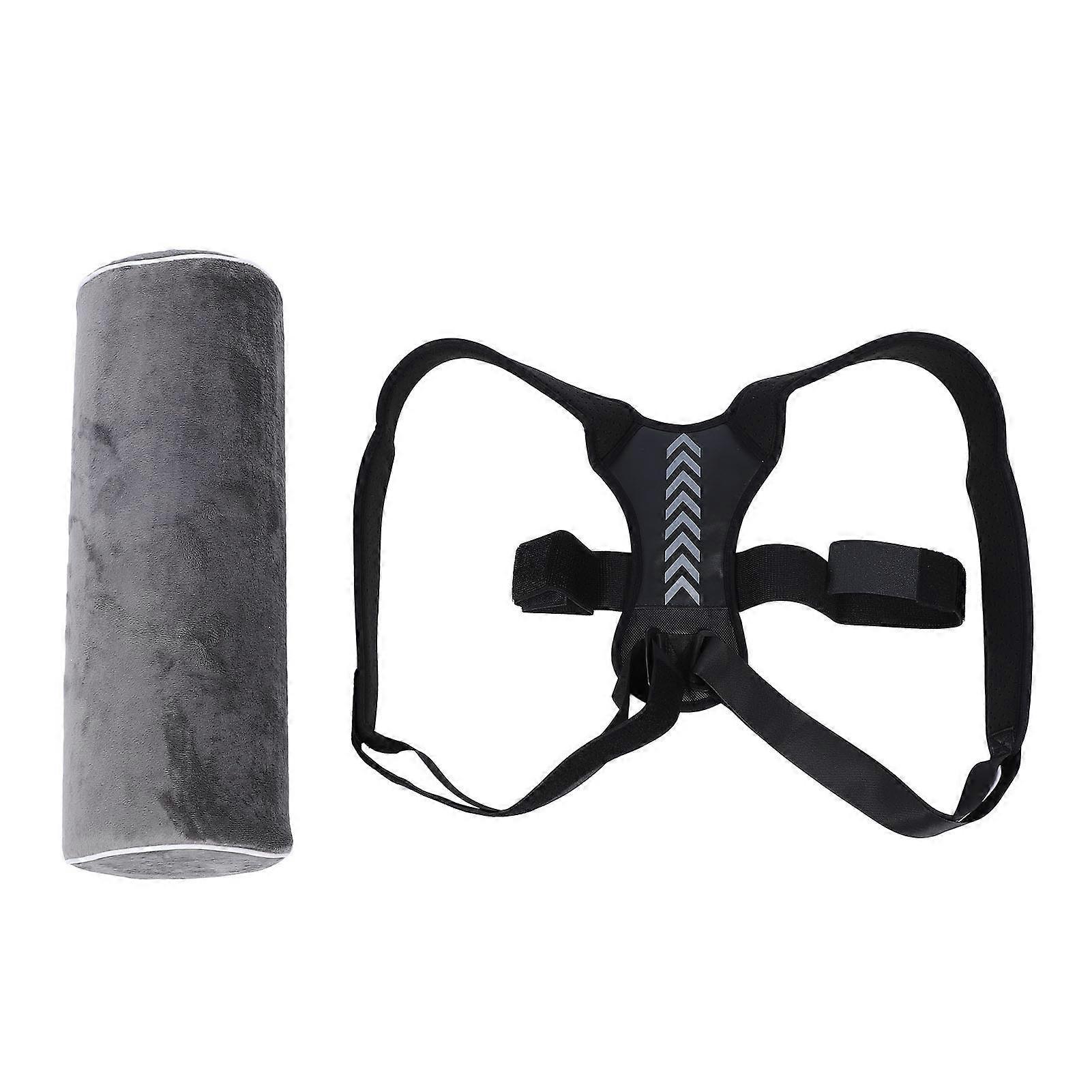 Memory Foam Side Sleeping Backpack Pillow Adjustable Body Positional Pillow for Side Sleepers Snore Relief Small Size for 82-110 Lb Adults