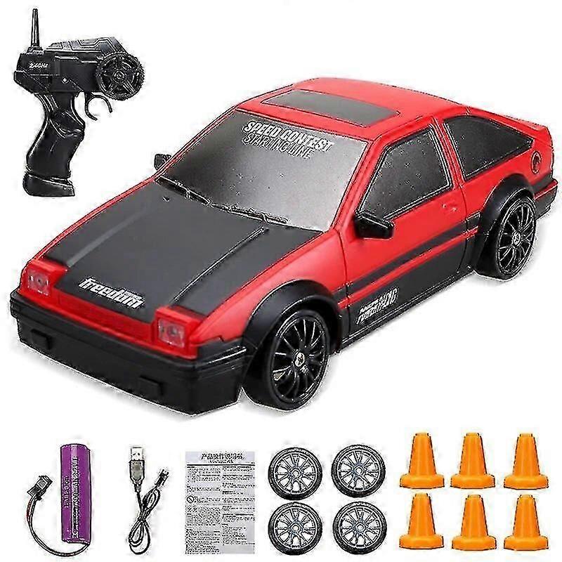 2.4g ドリフト RC カー 4WD RC ドリフトカー玩具 AE86 車両カー